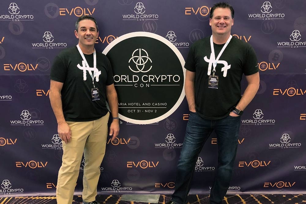 Matt & Scott at World Crypto Con '18